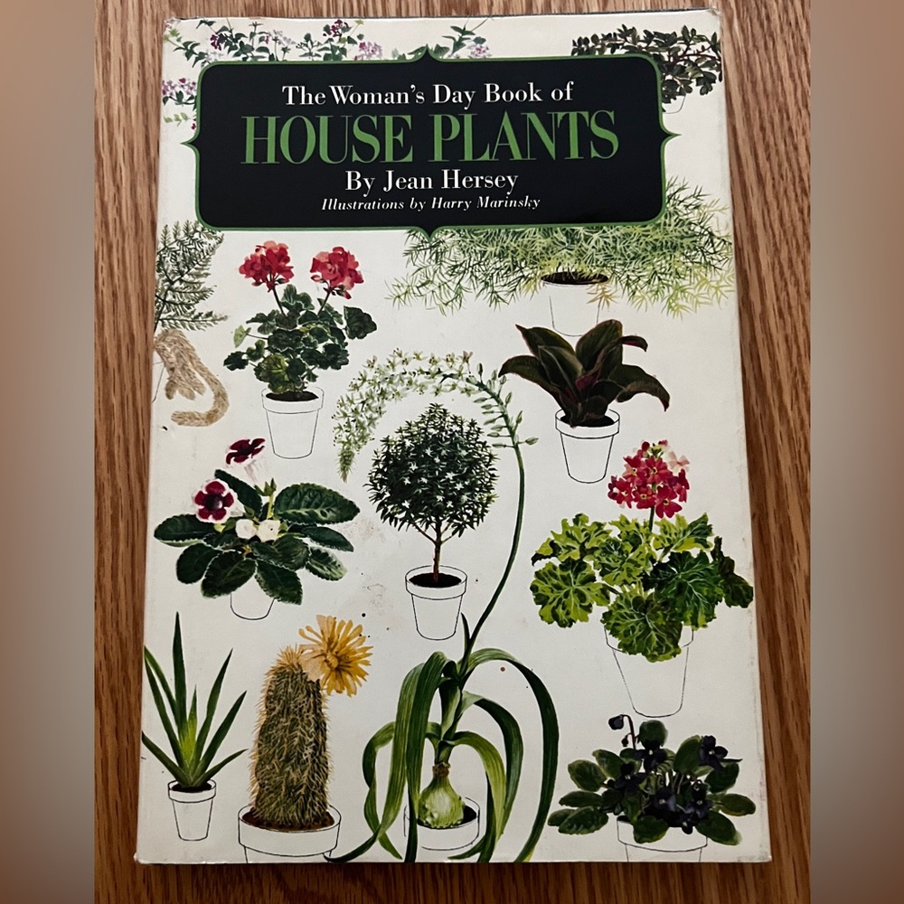 The Woman's Day Book of House Plants Book 
Jean Hersey  Vintage 1965  Hardback